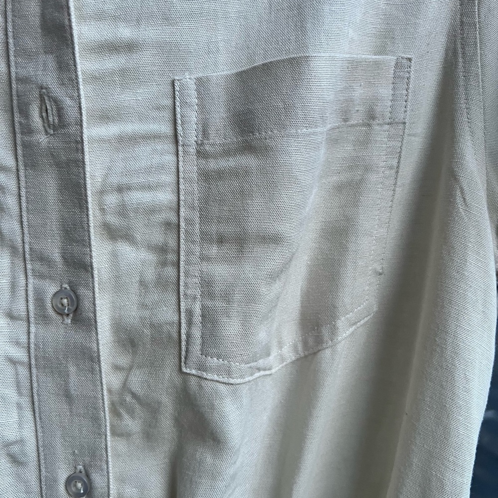 🆕 Japna Linen Cotton Blend Jumpsuit Size L Utility Style Minimalist Casual - Picture 8 of 15